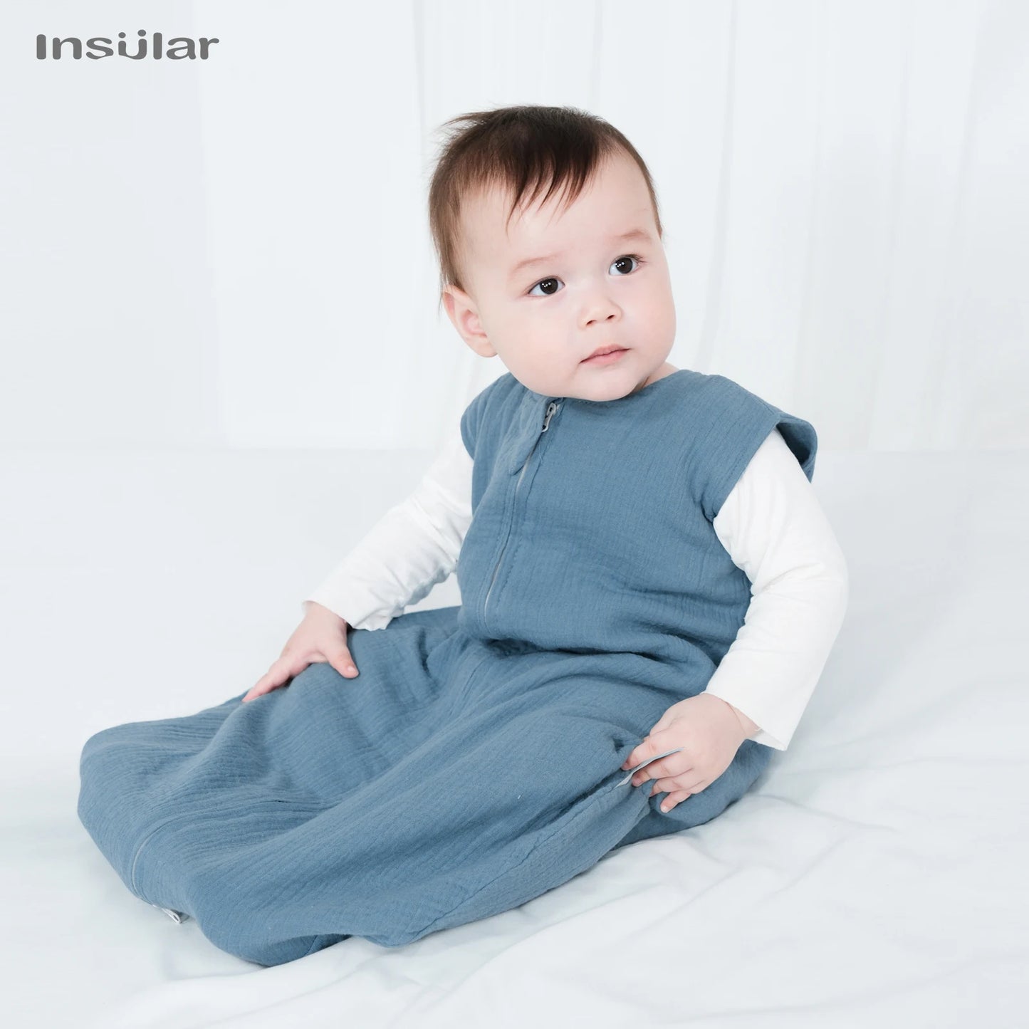 Baby Summer Muslin Sleeveless Sleeping Bags Infant Wearable Blanket Soft Vest Cotton Sleep Sack Pajama Sleepwear for Toddler