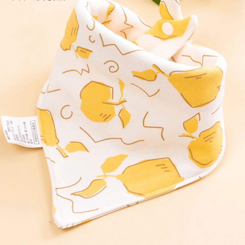 5 Pieces Baby Bandana Bibs Cotton Triangle Soft Saliva Towel Kids Feeding Burp Cloth Baby Boy Girl Newborn Stuff