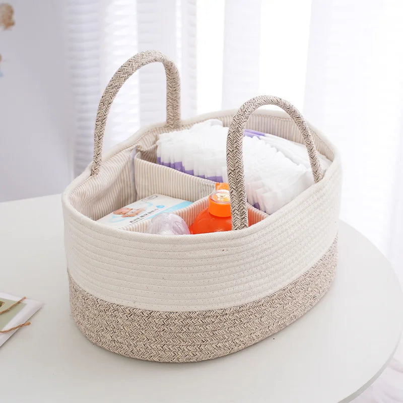 Multifunctional Baby Diaper Box Diaper Bag Baby Hygiene Basket Diaper Organizer Basket Diaper Caddy Basket Diper Stacker Bag