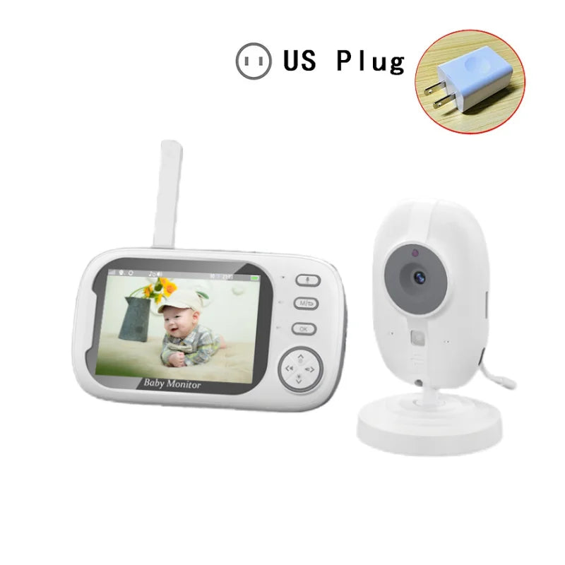 ABM600 Baby Monitor 3.5 Inch Baby Monitor Camera LCD 2.4G Mother Kid Two-way Audio Babysitter Surveillance Camera Video Radio