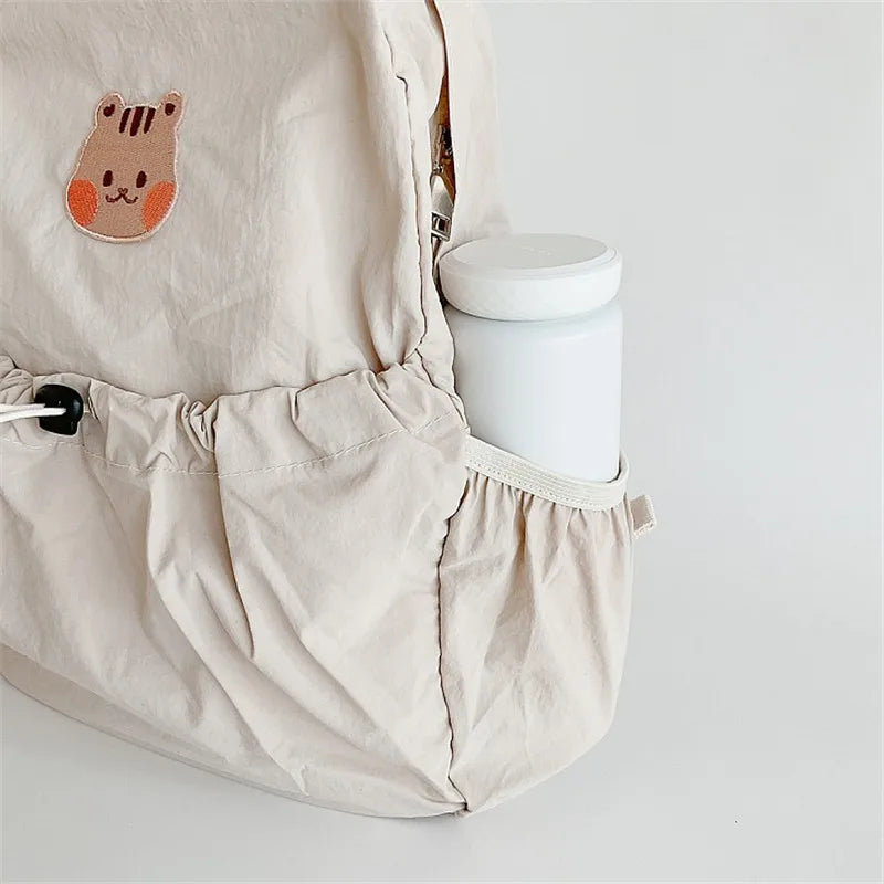 Korean Baby Diaper Backpack Bag Large Capacity Portable Cartoon Bear Travel Shoulder Bags Mommy Bag