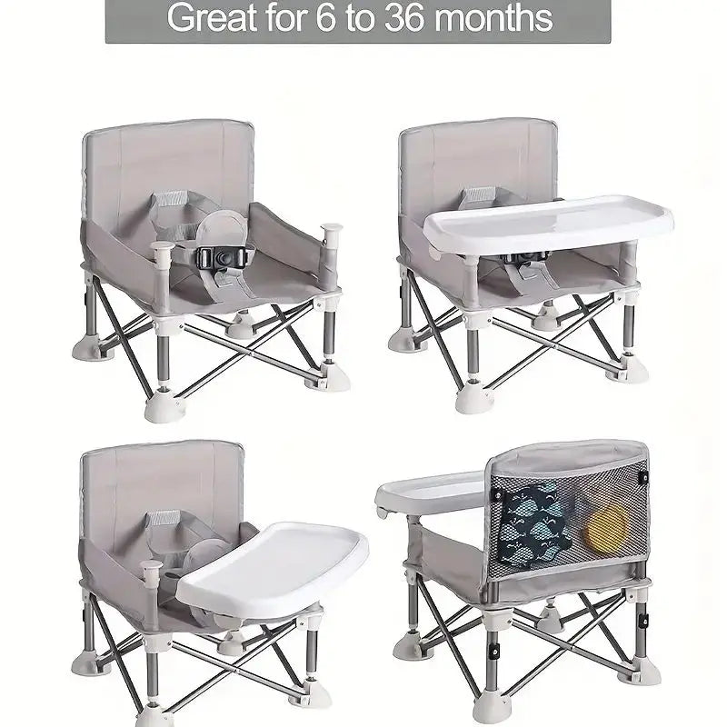 Dining chair Portable foldable dining chair Baby dining table small chair baby dining out foldable dining chair