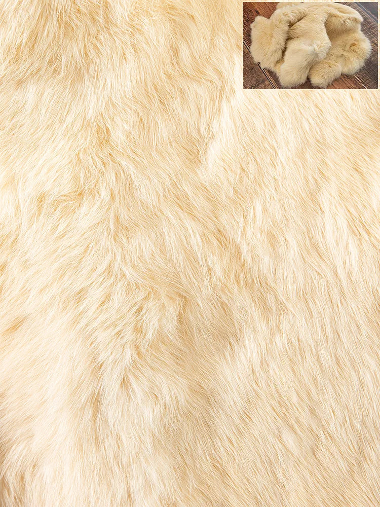 16 Colours Rabbit Fur Blankets of Newborn Photography Props Basket Filling Props Blanket Bunny Wool Background Photo Accessories