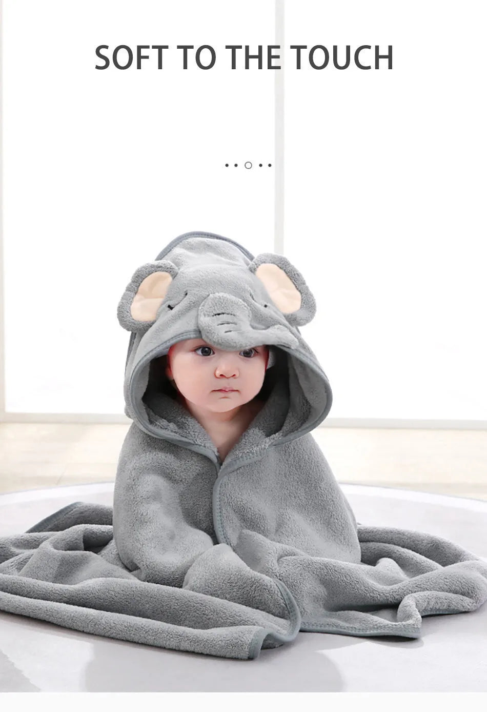 Children Cartoon Animal Bath Towel Soft Newborn Hooded Towel Blanket Toddler Bathrobe Warmth  Sleeping Swaddle Wrap