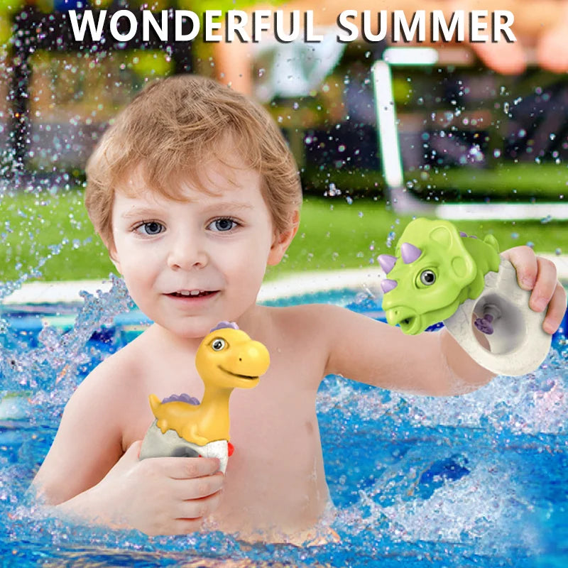 Dinosaur Water Gun Bathing Toys Shooting Fight Beach Swimming Pool Summer Toys for Children Baby Birthday Gifts