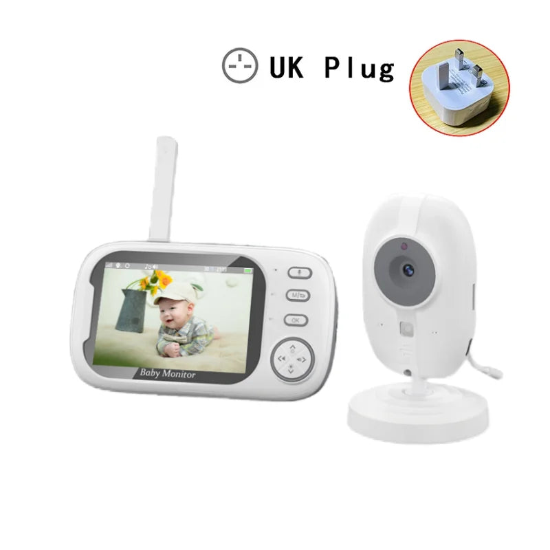 ABM600 Baby Monitor 3.5 Inch Baby Monitor Camera LCD 2.4G Mother Kid Two-way Audio Babysitter Surveillance Camera Video Radio