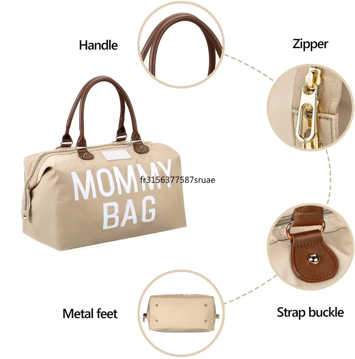 Mama Tote Bag Maternity Diaper Mommy Large Capacity Bag Women Nappy Organizer Stroller  Bag Baby Care Travel Backpack Mom Gifts