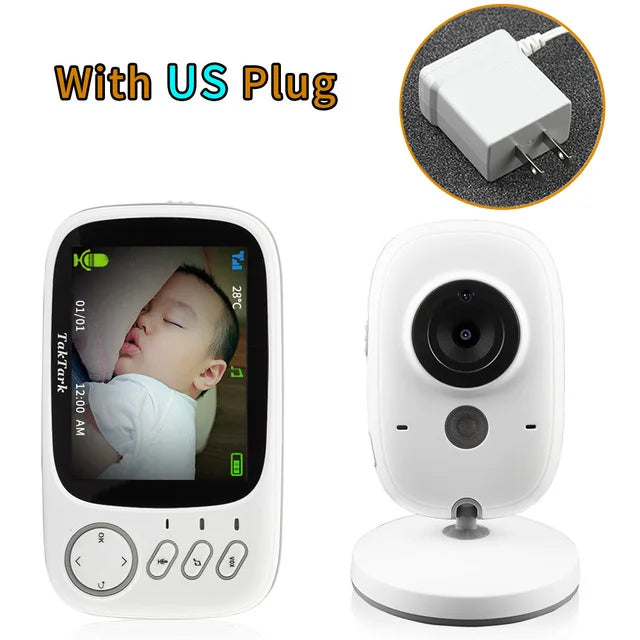 Baby Video Monitor Smart Home Cry Alarm Security Surveillance Temperature Monitoring Wireless Monitor Infrared Night Vision Toy