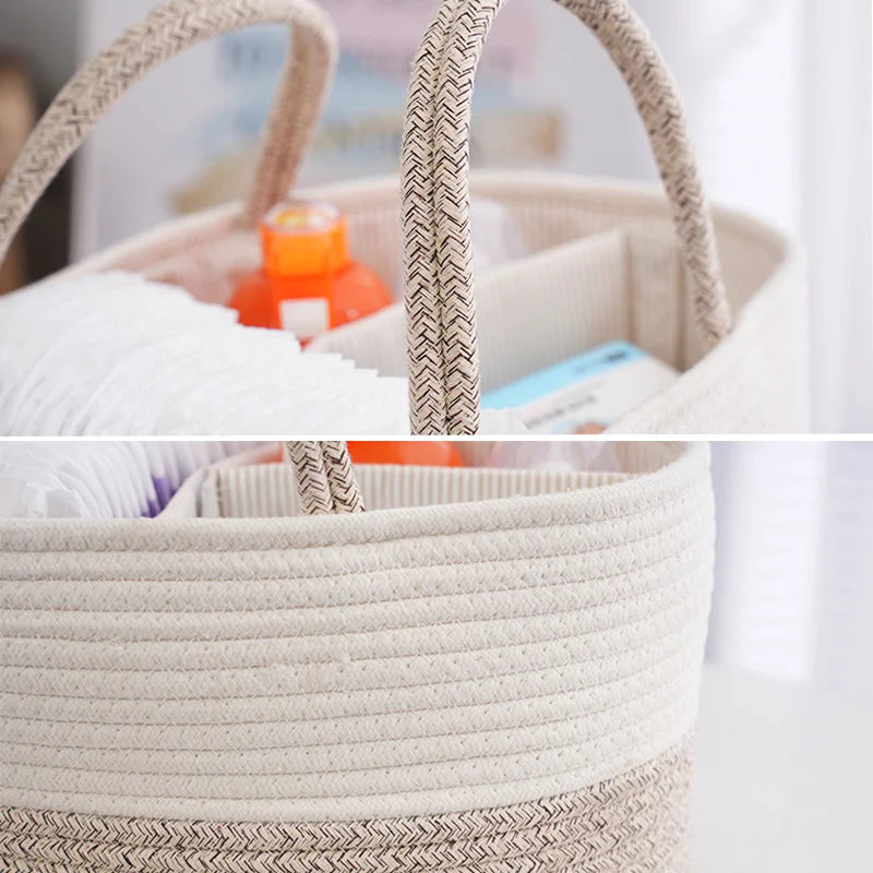 Multifunctional Baby Diaper Box Diaper Bag Baby Hygiene Basket Diaper Organizer Basket Diaper Caddy Basket Diper Stacker Bag