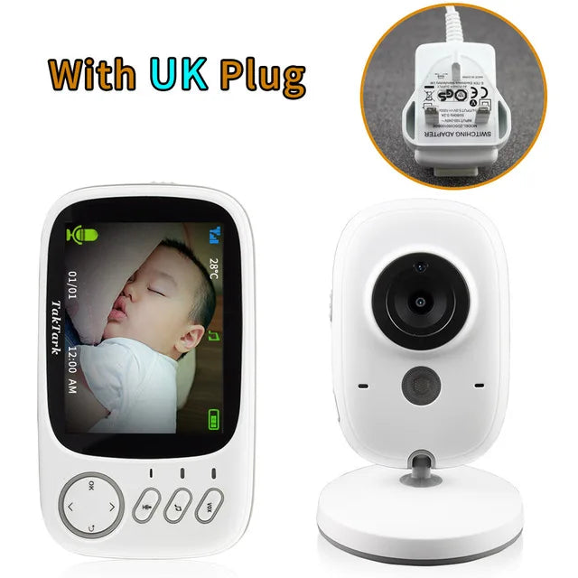 Baby Video Monitor Smart Home Cry Alarm Security Surveillance Temperature Monitoring Wireless Monitor Infrared Night Vision Toy