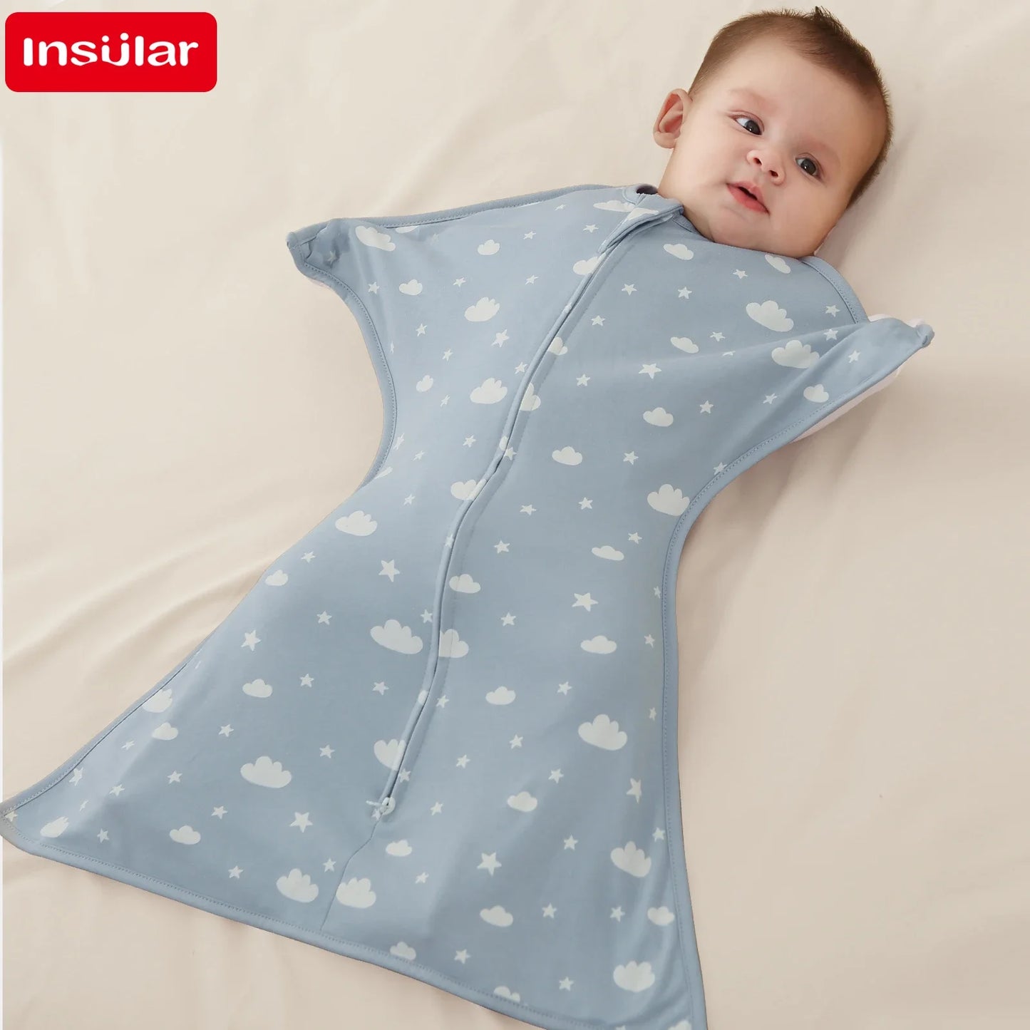 Sleeping Bags For Baby 3-18Months Summer Thin Baby One-Piece Sleepwear Flower Print Cartoon Sleepsack Anti-Kick Blanket