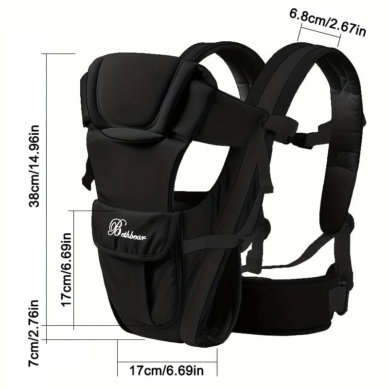 Baby Carrier Backpack Breathable Front Facing 4 in 1 Infant Comfortable Sling Backpack Pouch Wrap Baby Kangaroo New