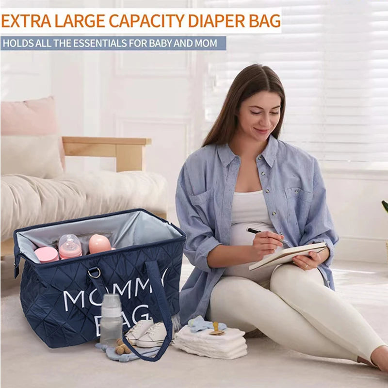 PANGDUBE 5pcs/set Mom Bag Waterproof Baby Diaper Bag Backpack for Moms Fashion Maternity Packages Mommy Baby Bag