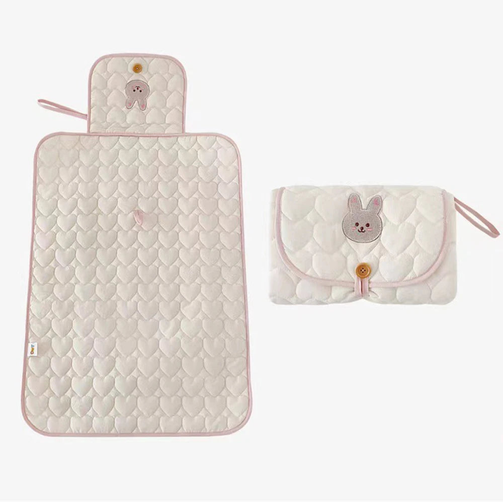 Foldable Portable Diaper Changing Pad Waterproof Baby Infant Diaper Urine Mat for Newborn Simple Bedding Changing Cover Pad