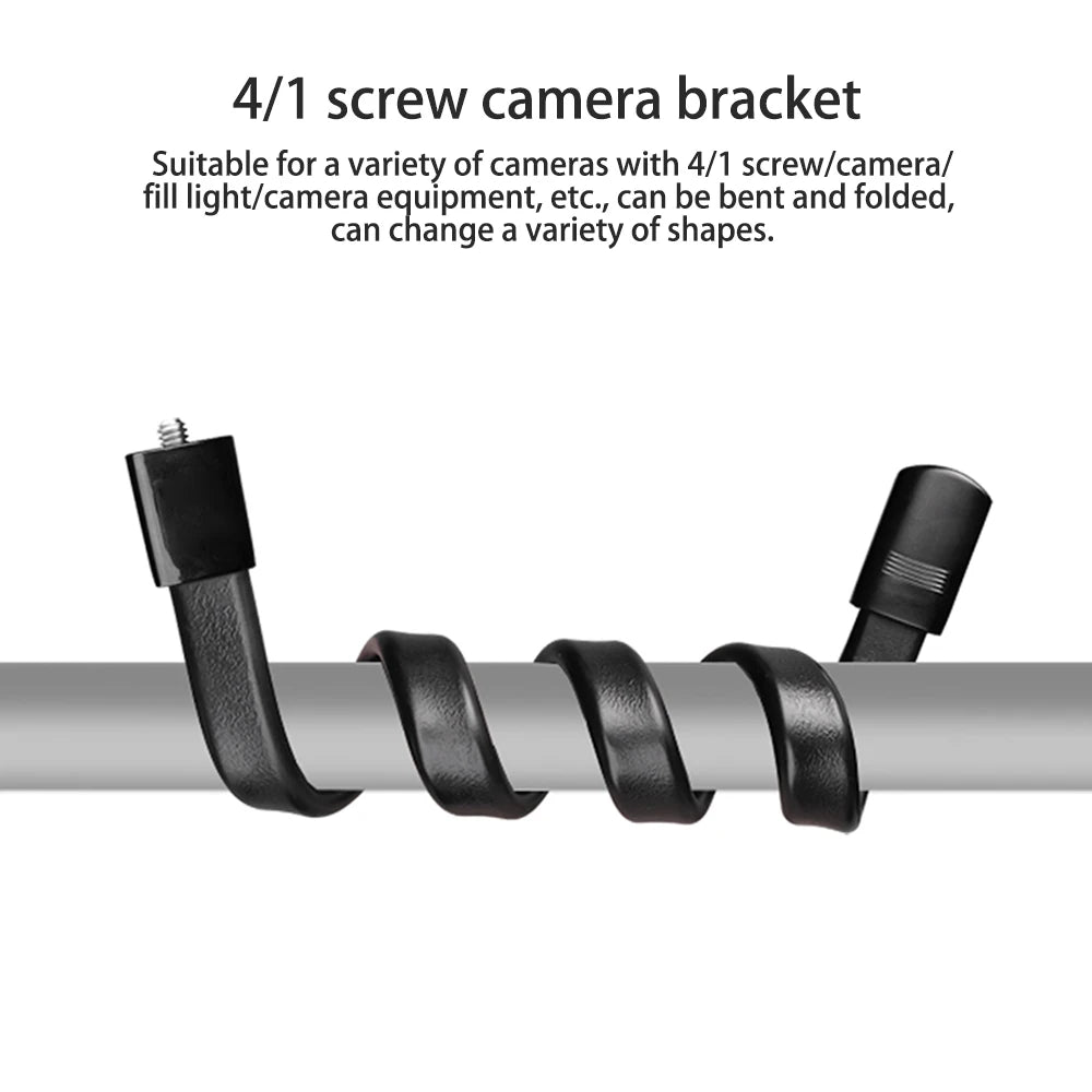 Camera Holder Baby Monitor Adjustable Bracket Universal 1/4 Screw Flexible Clip Hose Camera Mount Security Camcorder Stand