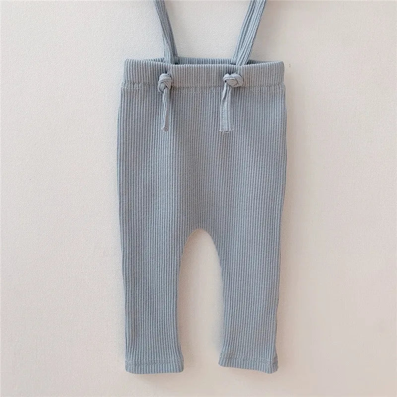 Korea Baby Pants Leggings Cotton Elasticity Pants For Newborn Girl And Boy PP Pants Baby Strap Overalls Toddler Baby Pants 2023