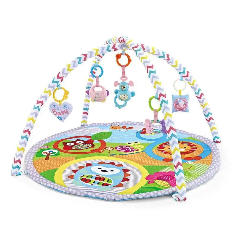 Newborn Crawling Baby Game Round Blanket 0-3 Children's Fitness Rack Comfortable Breathable Safe Toy Cartoon