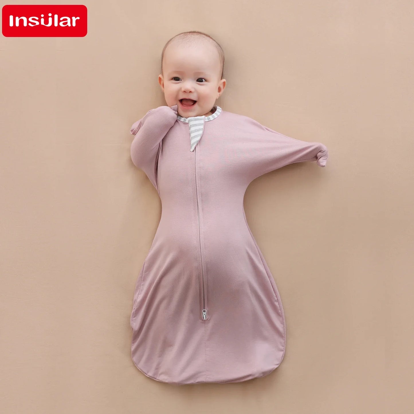 INSULAR Modal High Elasticity Baby Surrender Style Shock Proof Newborn Swaddle Cloth Baby bag, Anti Kick Sleeping bag