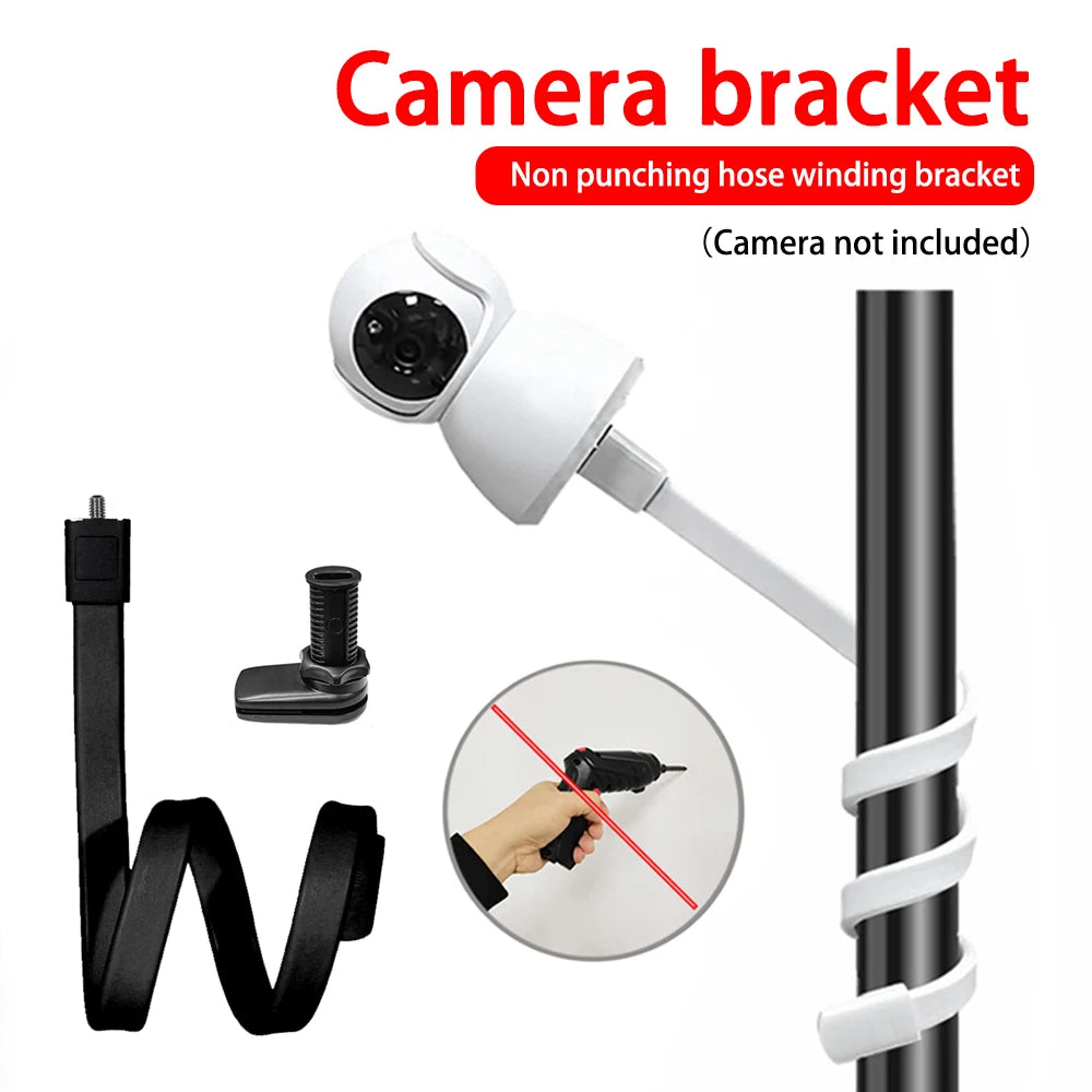 Camera Holder Baby Monitor Adjustable Bracket Universal 1/4 Screw Flexible Clip Hose Camera Mount Security Camcorder Stand