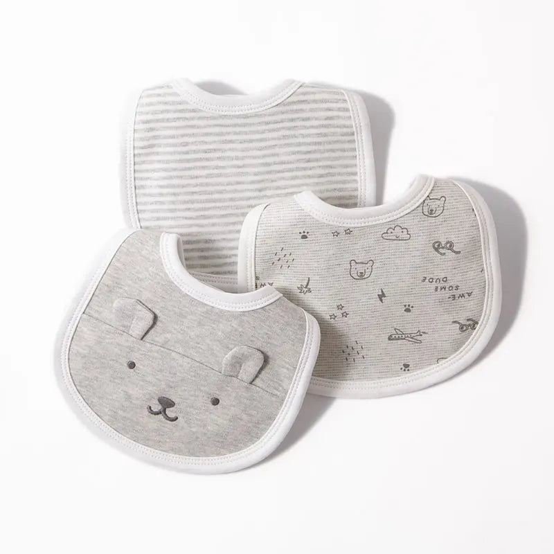 Baby saliva towel baby bib cotton supplies complementary food waterproof anti-vomiting milk newborn cute eating bib