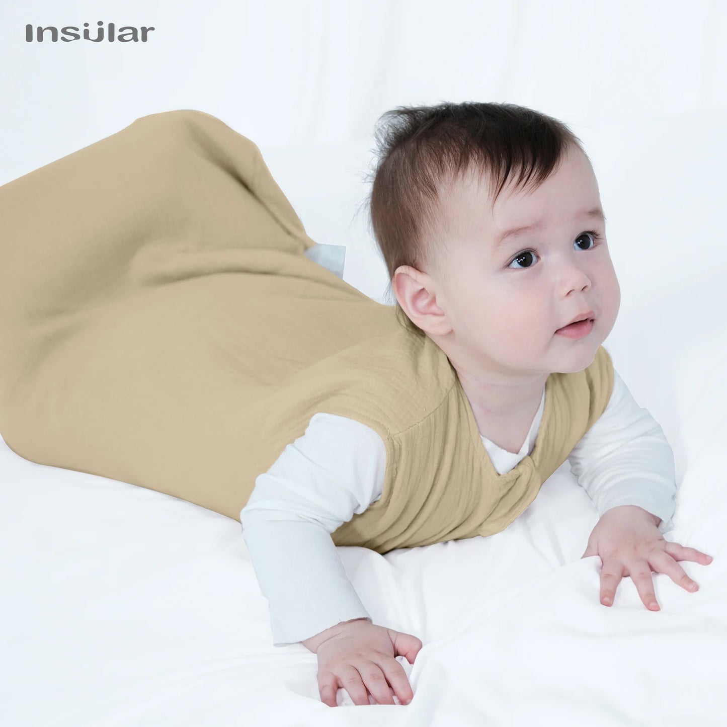 Muslin Cotton Baby Sleeveless Vest Sleeping Bag Kids Pajamas Anti-Kicking Cocoon Newborn Envelope Sleep Sack Bedding For 0-18 M