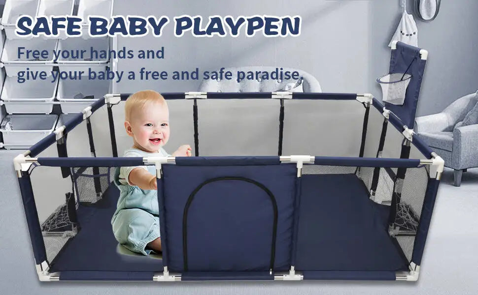 IMBABY Baby Playpen Activities for Baby Dry Pool Large Playpen for Children Multiple Styles Playpen Game Fence Indoor Baby Park