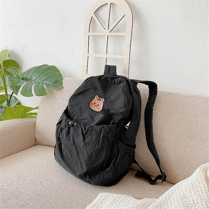 Korean Baby Diaper Backpack Bag Large Capacity Portable Cartoon Bear Travel Shoulder Bags Mommy Bag