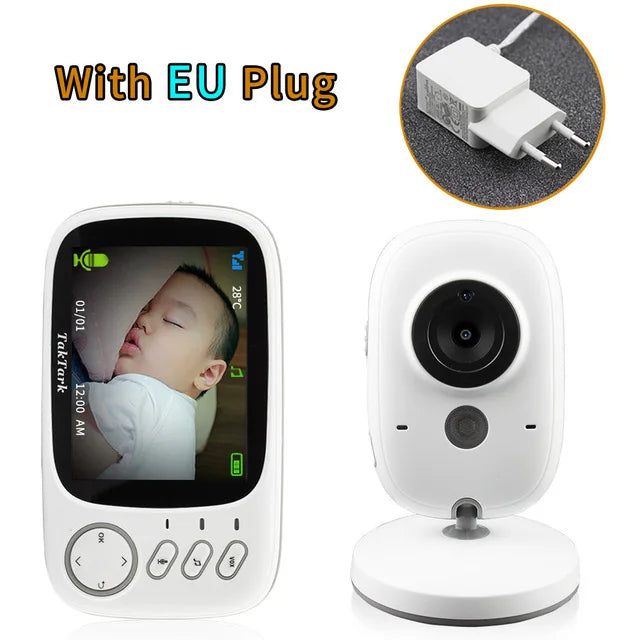 Baby Video Monitor Smart Home Cry Alarm Security Surveillance Temperature Monitoring Wireless Monitor Infrared Night Vision Toy