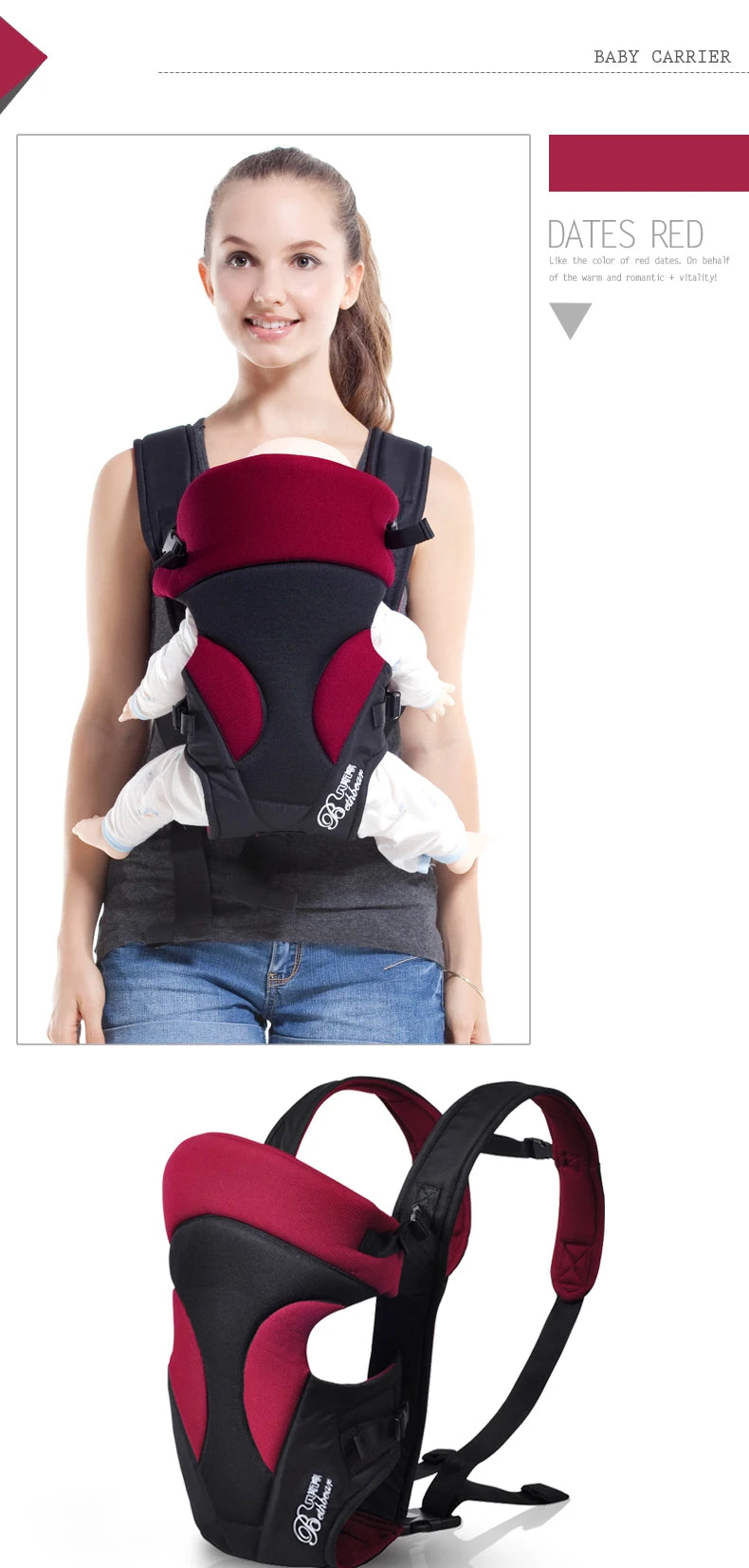 0-24 M Baby Carrier Infant Sling Backpack Carrier Front Carry 4 in 1 popular Baby Carrier Wrap Breathable Baby Kangaroo Pouch