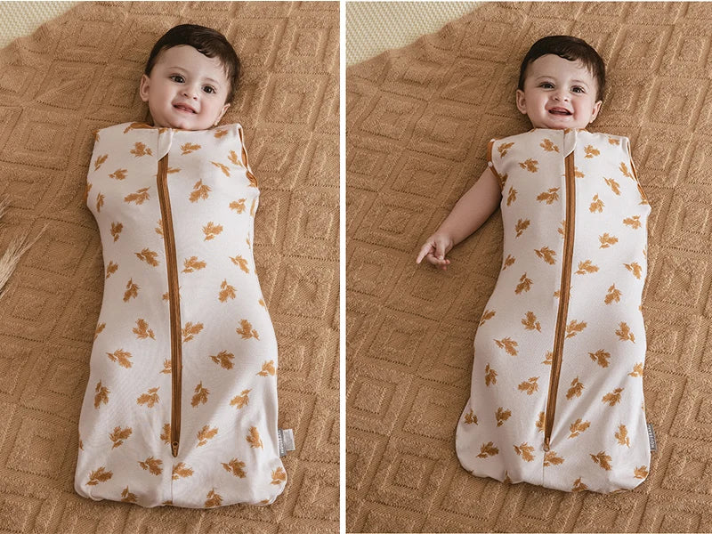 Baby Sleeping Bag Newborn Baby Swaddle Sleeveless Sleep Sack Summer Thin 100% Cotton Soft 2-Ways Zipper Diaper Changing Bag