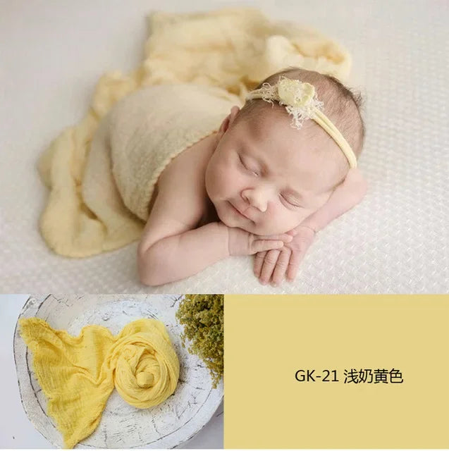 40x180cm Newborn Photography Props Soft High Stretchable Baby Wraps Cotton Swaddling Photo Basket Backdrop Babies Accessories