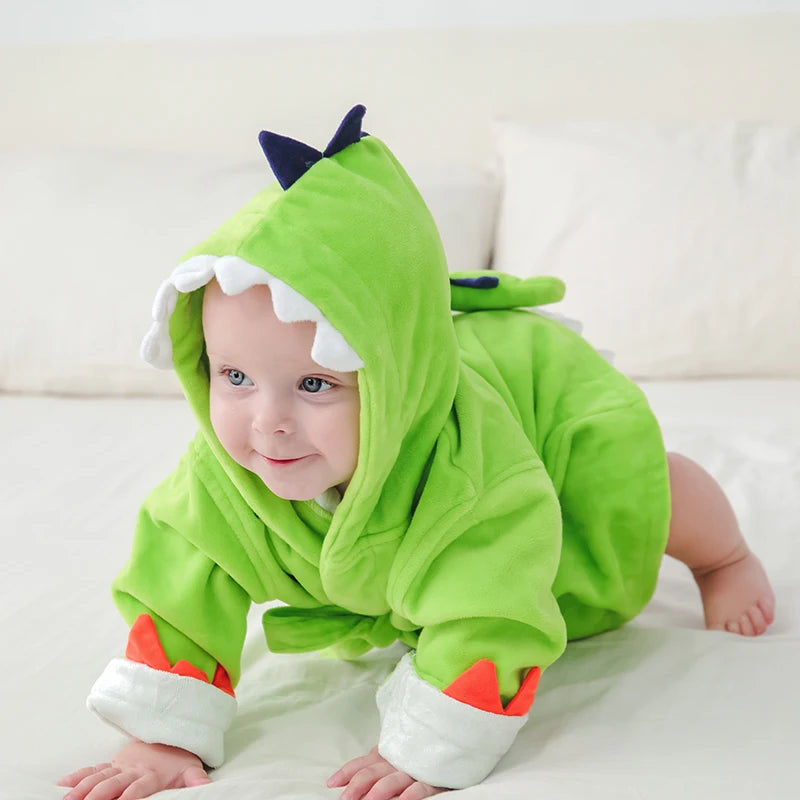 New Boys and Girls Children's Bathrobe Soft and Comfortable Children's Baby Cute Home Clothing Bathrobe Cartoon Animal Shape