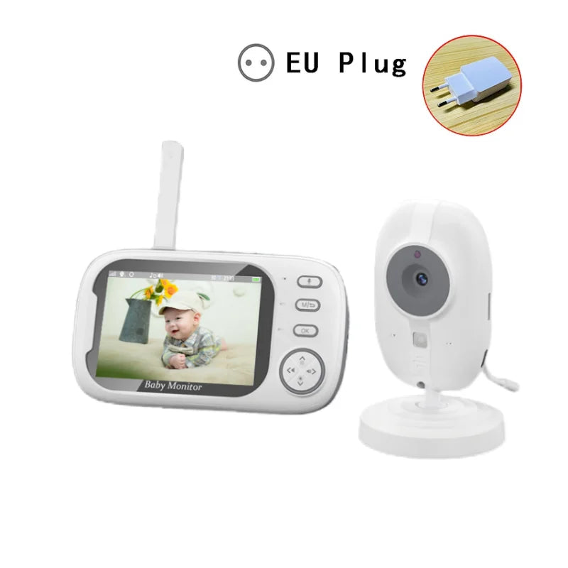 ABM600 Baby Monitor 3.5 Inch Baby Monitor Camera LCD 2.4G Mother Kid Two-way Audio Babysitter Surveillance Camera Video Radio