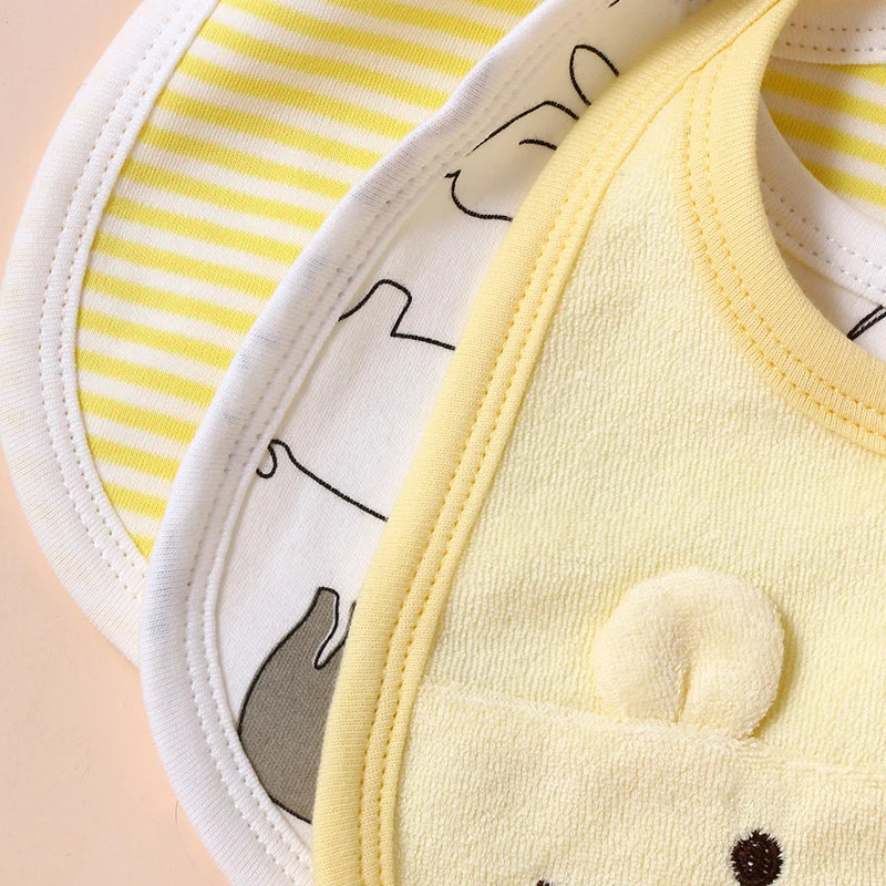 Baby saliva towel baby bib cotton supplies complementary food waterproof anti-vomiting milk newborn cute eating bib