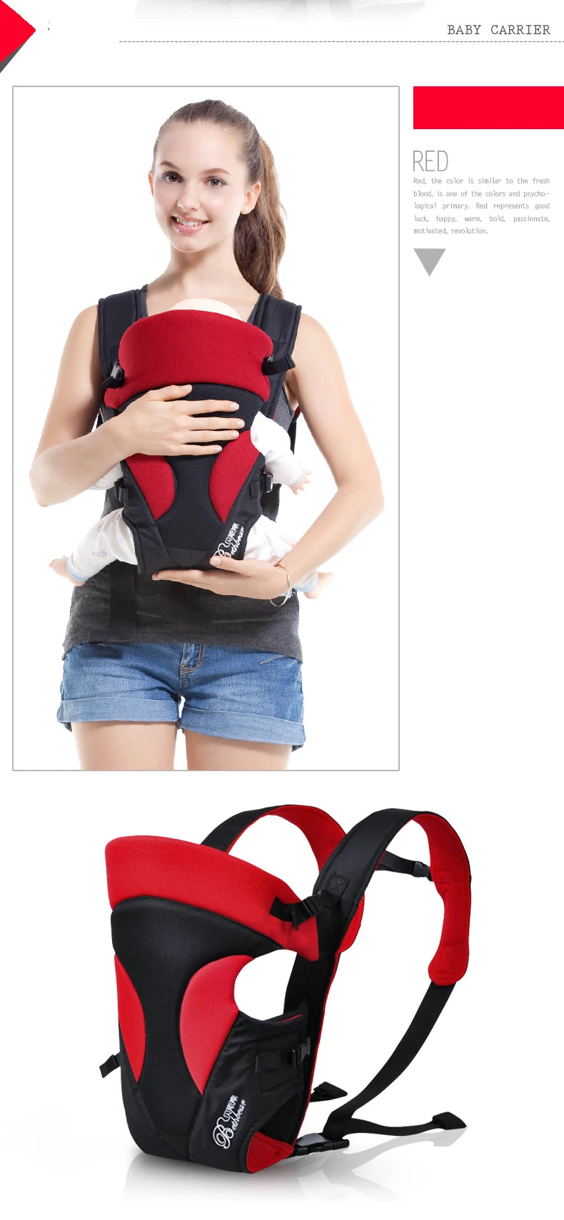 0-24 M Baby Carrier Infant Sling Backpack Carrier Front Carry 4 in 1 popular Baby Carrier Wrap Breathable Baby Kangaroo Pouch