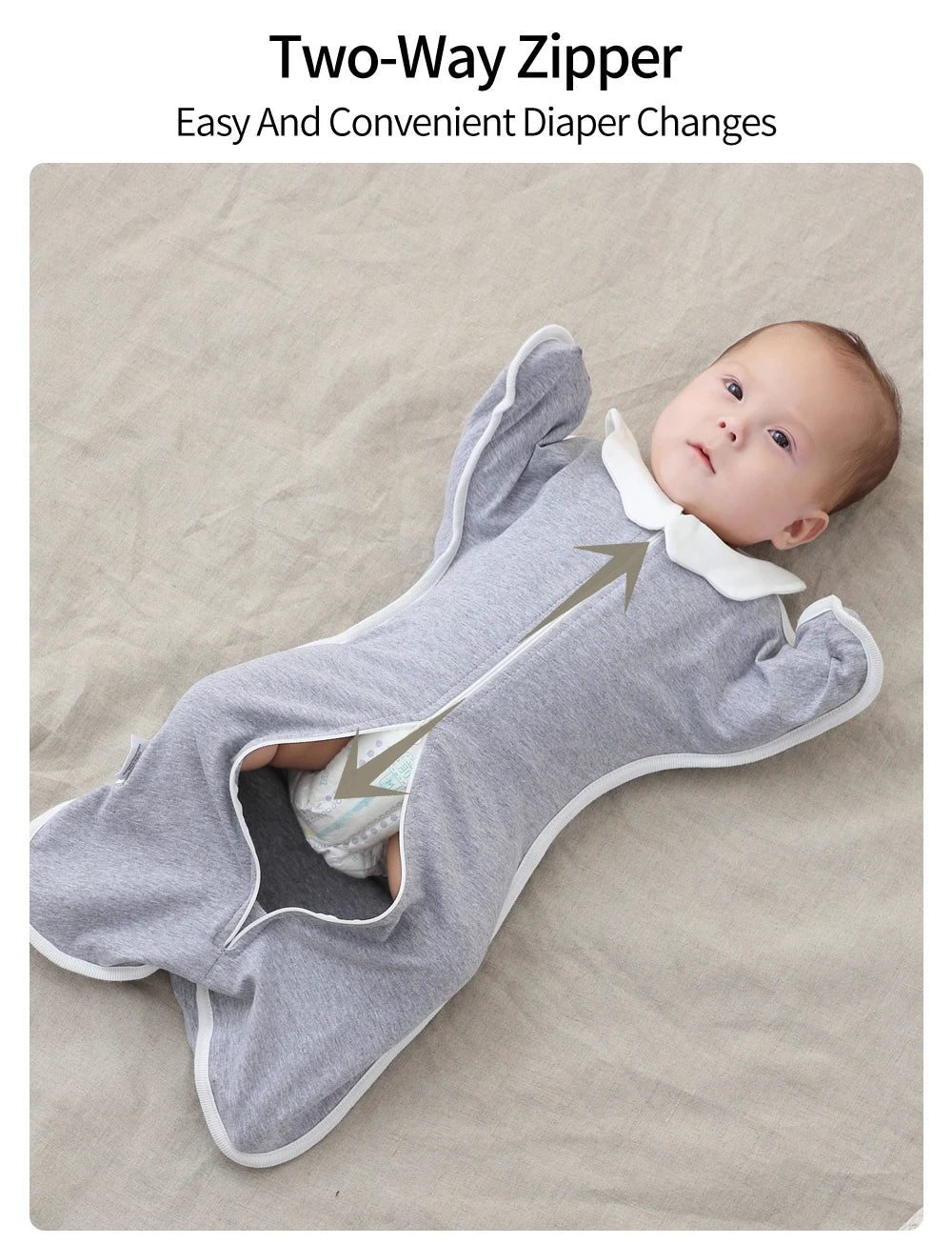 Born Baby Sleeping Bags Raised Hand Anti-shock Cotton Sleepsacks Baby Swaddling Blanket New Born Baby Items Sleeping Bag