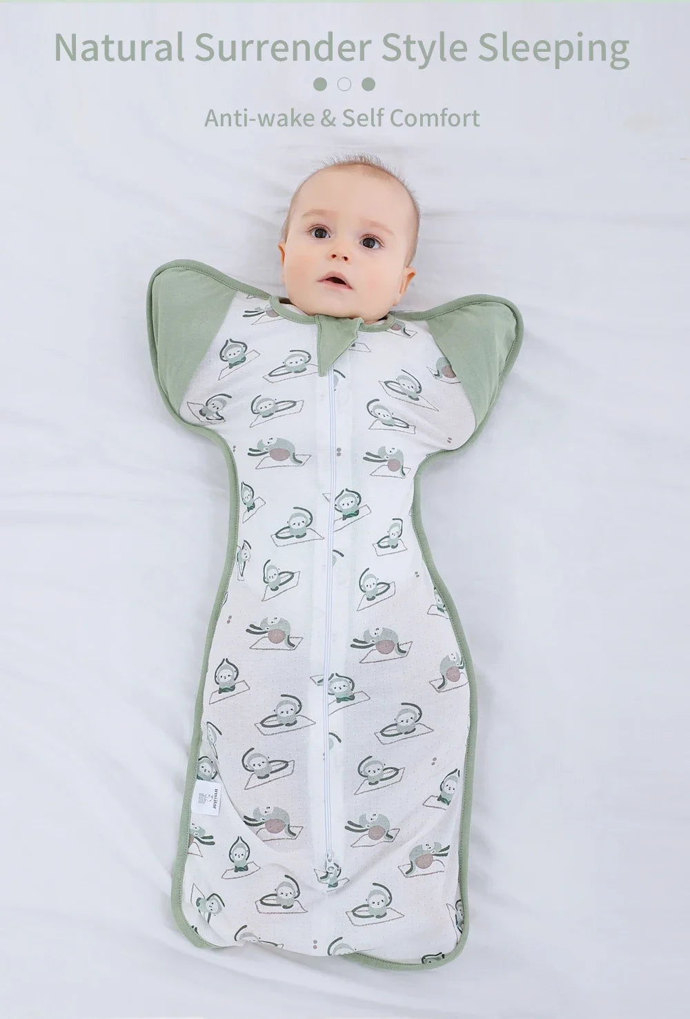 Insular Sleeping Bag For Newborn Cotton Baby Swaddling Cartoon  Parisac Bedding Muslin Anti-kick Jumpsuits 0-18 Months