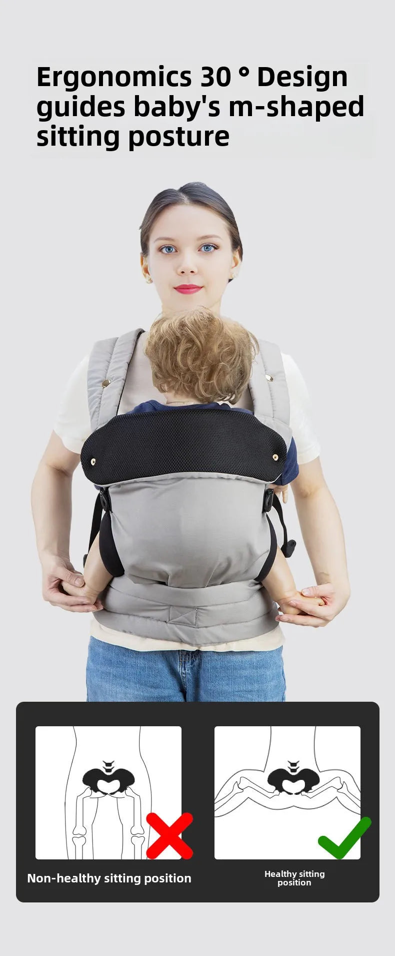 3-36 Month Baby Sling Baby Carrier Wrap Infant Backpack Portable Babies Bag Ergonomic Multi-use Carriers Accessories for Newborn