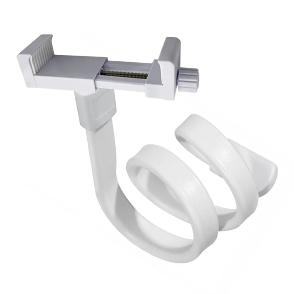 New Universal Baby Monitor Holder White Flexible Silicon Baby Camera Bracket Crib Cradle Rod Hose Holder Flexible Twist Mounting