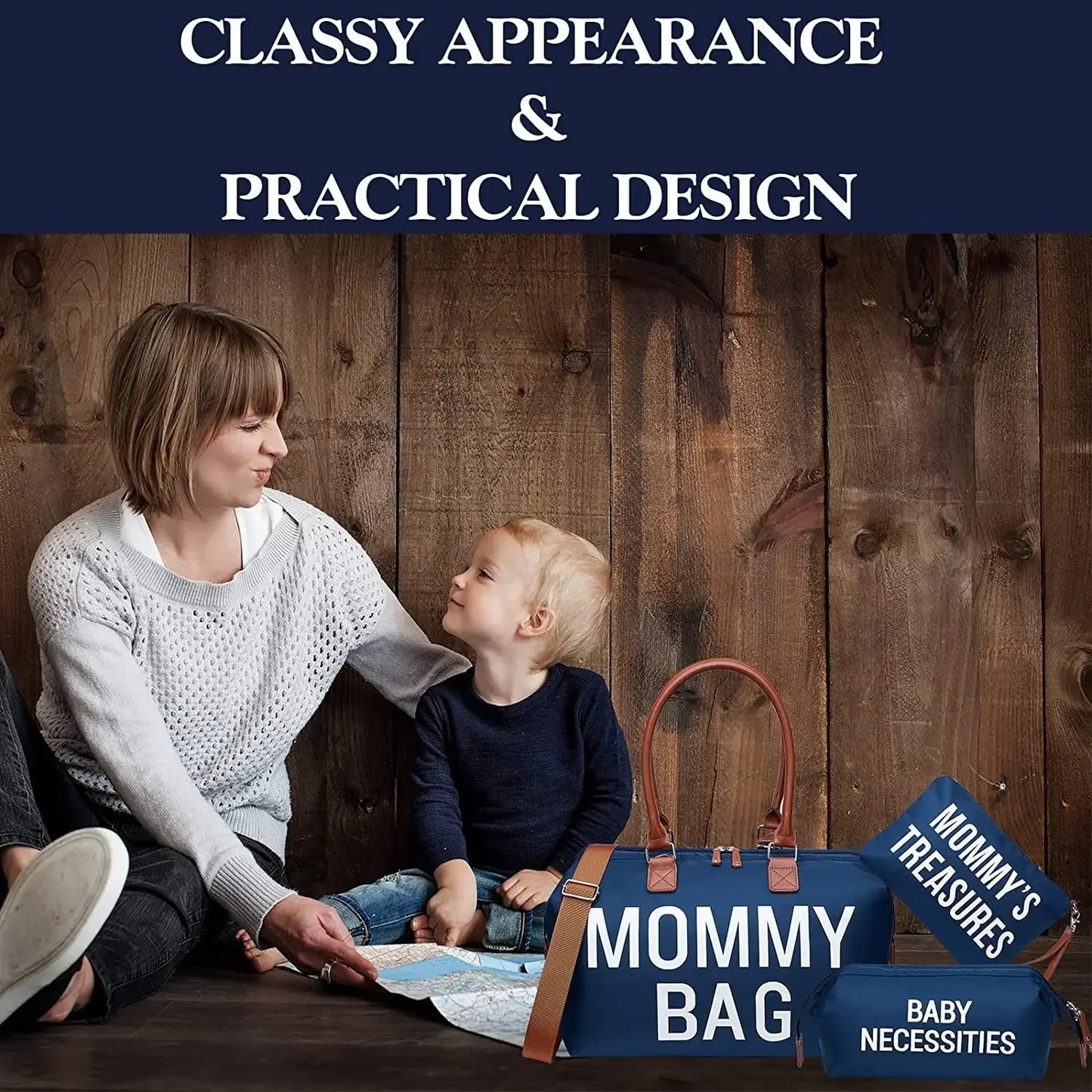 Mama Tote Bag Maternity Diaper Mommy Large Capacity Bag Women Nappy Organizer Stroller  Bag Baby Care Travel Backpack Mom Gifts