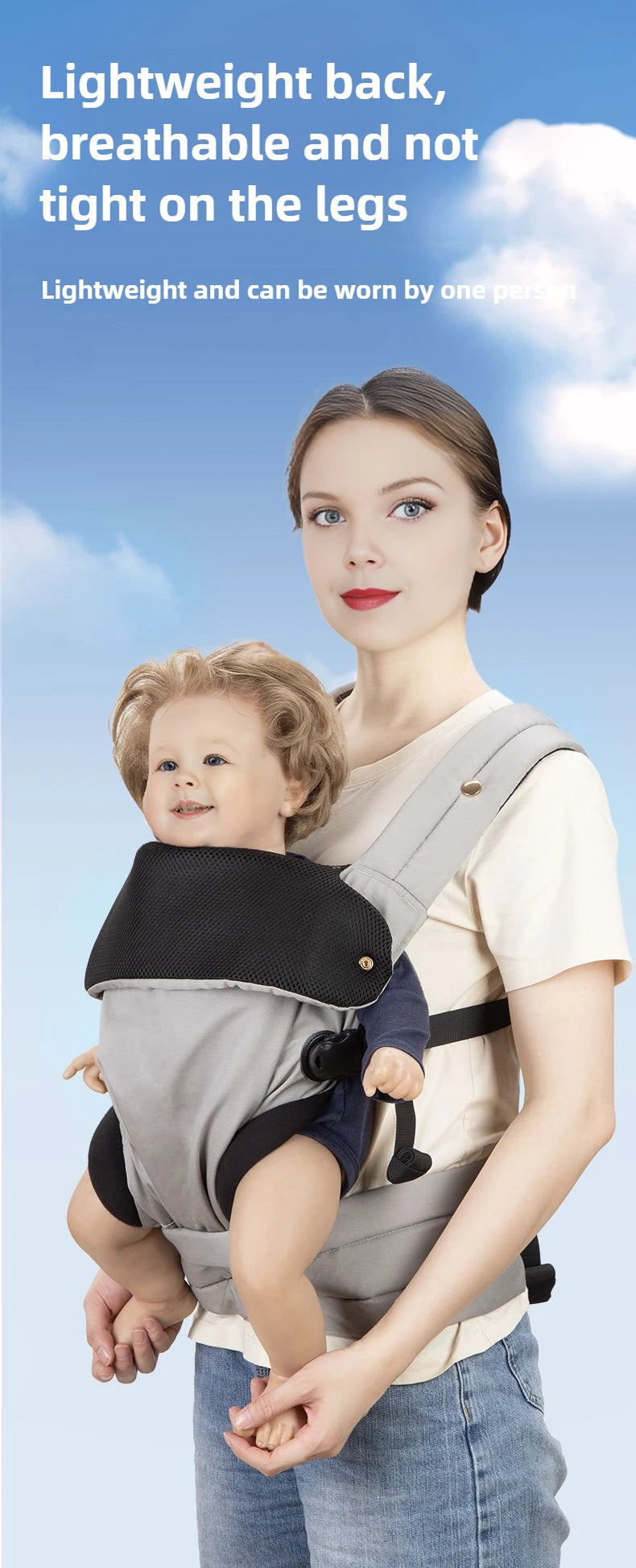 3-36 Month Baby Sling Baby Carrier Wrap Infant Backpack Portable Babies Bag Ergonomic Multi-use Carriers Accessories for Newborn