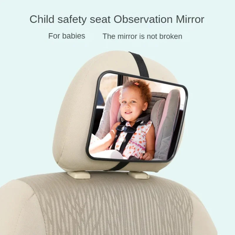 Baby Car Rear Seat View Mirror Child Adjustable Wide Seat Car Safety Mirror Monitor Headrest High Quality Car Interior Styling