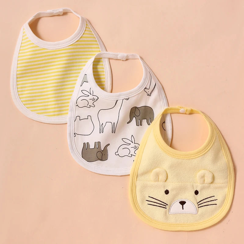 Baby saliva towel baby bib cotton supplies complementary food waterproof anti-vomiting milk newborn cute eating bib