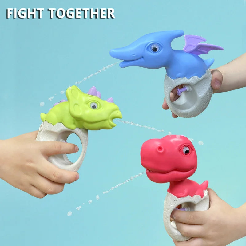 Dinosaur Water Gun Bathing Toys Shooting Fight Beach Swimming Pool Summer Toys for Children Baby Birthday Gifts