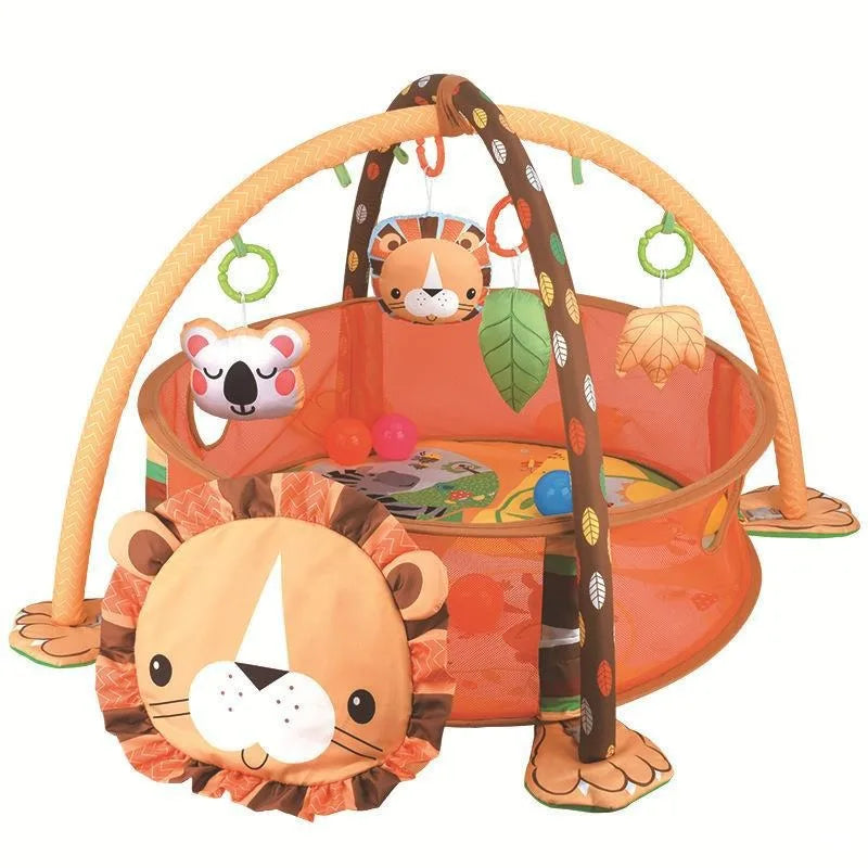 Baby 3-in-1 Fitness Rack Game Blanket Manufacturers Cartoon Animal Crawling Floor Mat Turtle Ocean Ball Pool Comfort