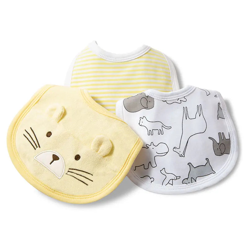 Baby saliva towel baby bib cotton supplies complementary food waterproof anti-vomiting milk newborn cute eating bib