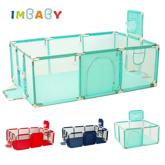 IMBABY Baby Playpen Activities for Baby Dry Pool Large Playpen for Children Multiple Styles Playpen Game Fence Indoor Baby Park