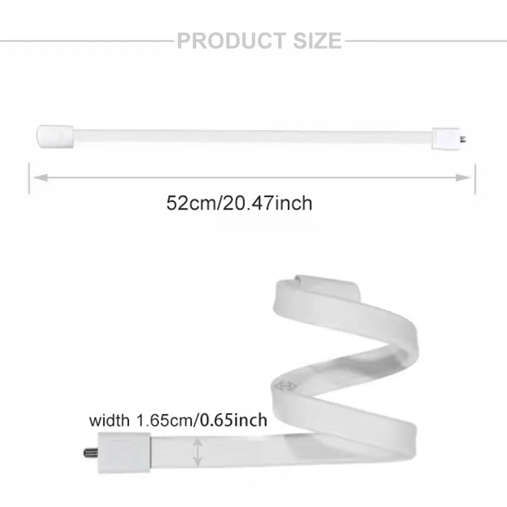 New Universal Baby Monitor Holder White Flexible Silicon Baby Camera Bracket Crib Cradle Rod Hose Holder Flexible Twist Mounting