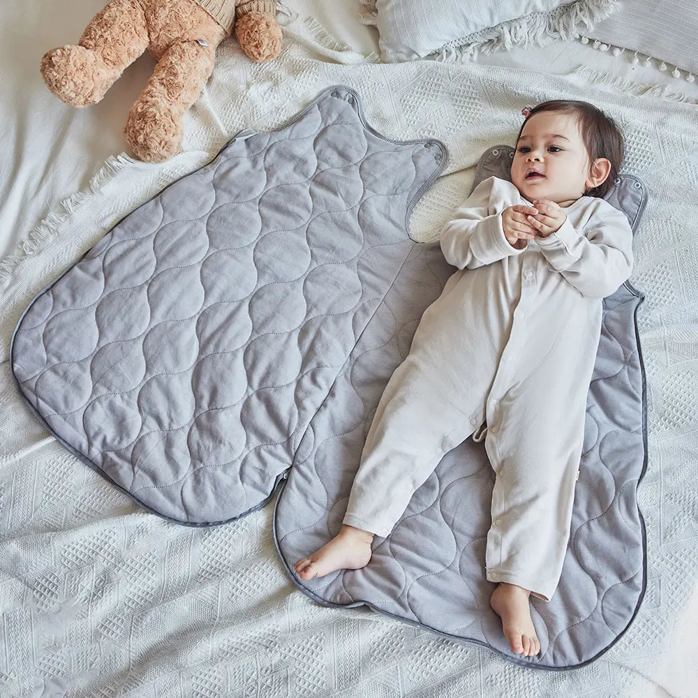 Sleeping Bags For Baby 0-24 Months Anti-Kick Blanket Infant Quilt Sleepwear 2.5Tog Stars Print Spring 100%Cotton Vest Sleepsacks