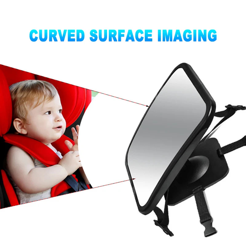 Baby Monitor Mirror Interior Car Seat Back Headrest Mirror For Baby Mirrors Kids Rear Seat Safety Monitor 360 Degree Rotation